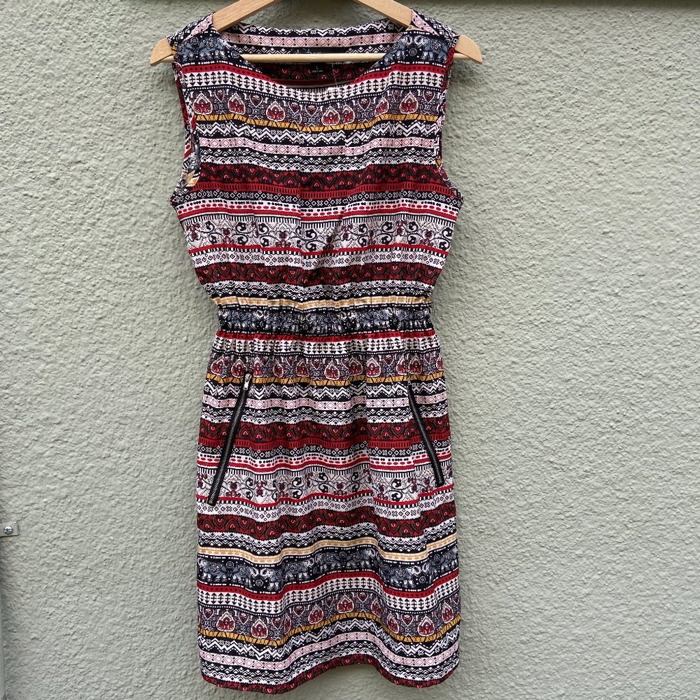 Printed sleeveless dress